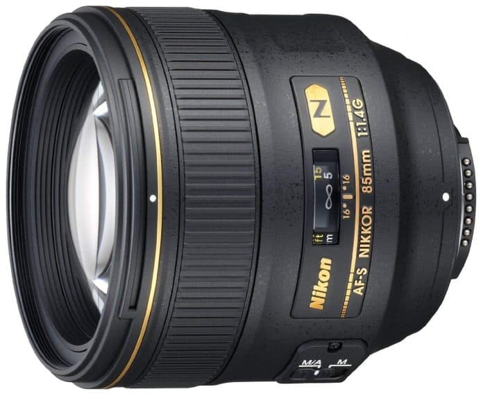 Nikon Nikkor 85mm f/1.4 best portrait lens