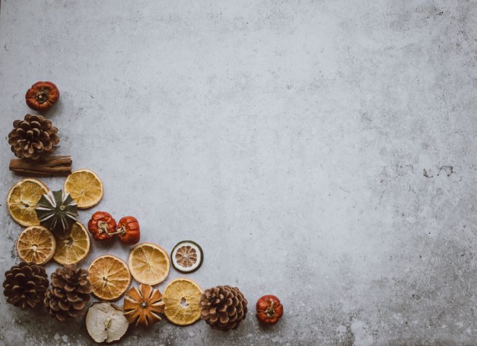 autumn flat lay