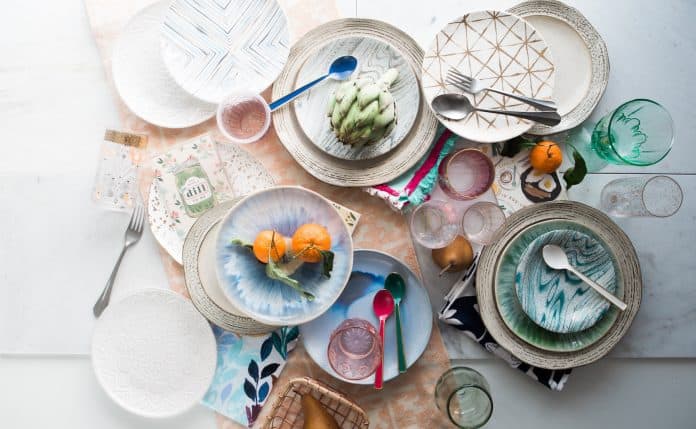 plages flat lay