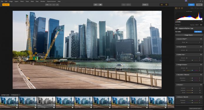 Luminar Flex layout