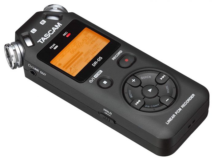 Tascam DR-05 front view