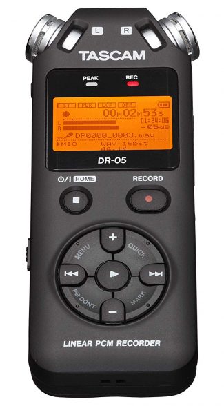 Tascam front view