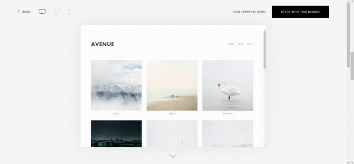 Squarespace sample theme SmugMug Alternatives