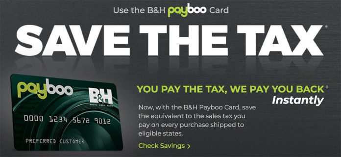 B&H Payboo credit card description
