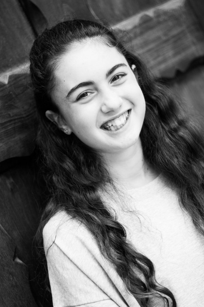 black and white portrait