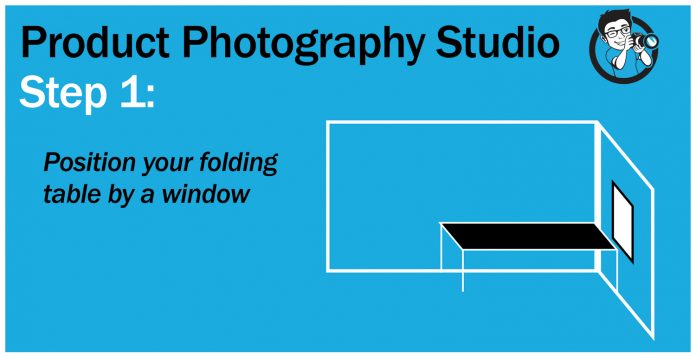 Step 1 Product Photography studio