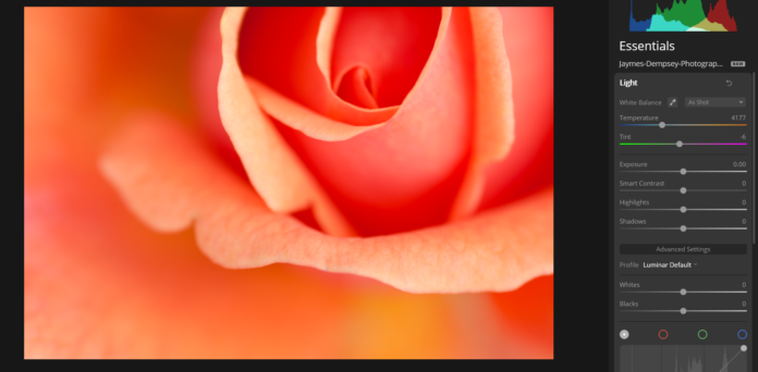 luminar 4 review main screen