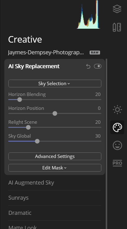 AI Sky Replacement