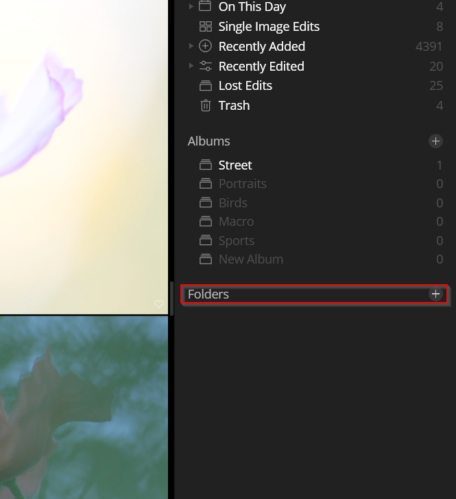 folders in luminar 4 review