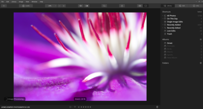luminar 4 main screen review