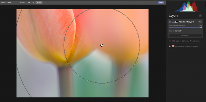 radial masking