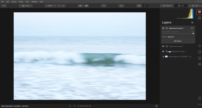 open layer tab