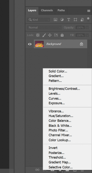 Photoshop layers