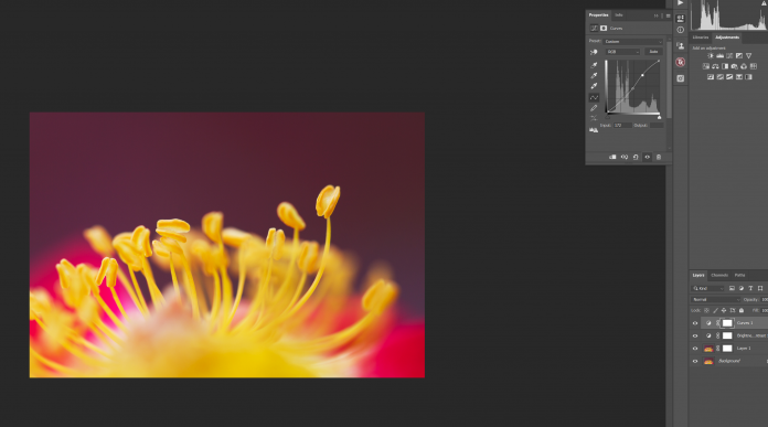 Photoshop curve layer