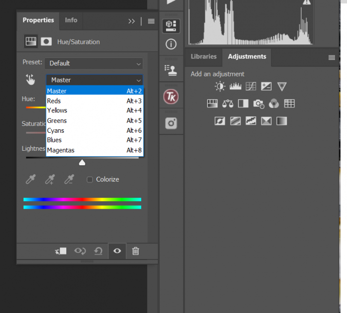 Photoshop color settings