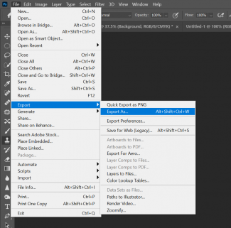 Photoshop Export File