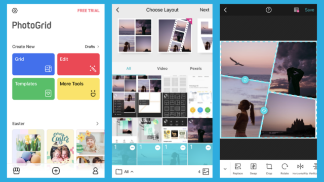 PhotoGrid App Screenshots