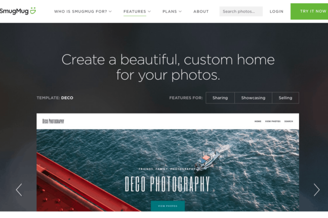 online photography portfolio