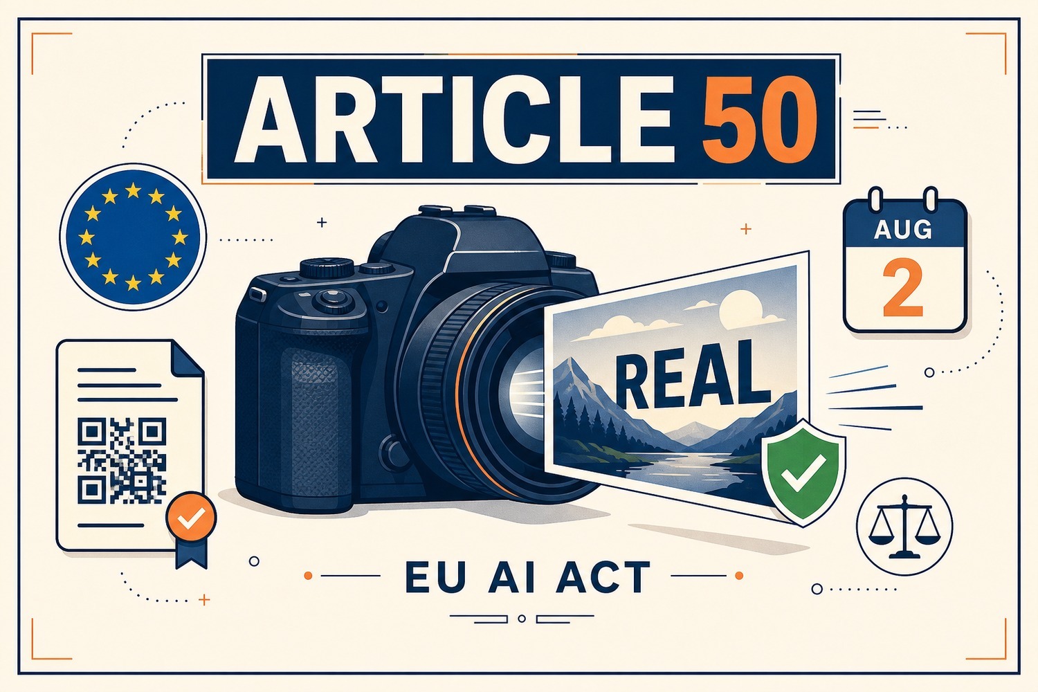 The EU AI Act Hits Photographers Aug 2: What Article 50 Actually Means for Your Work